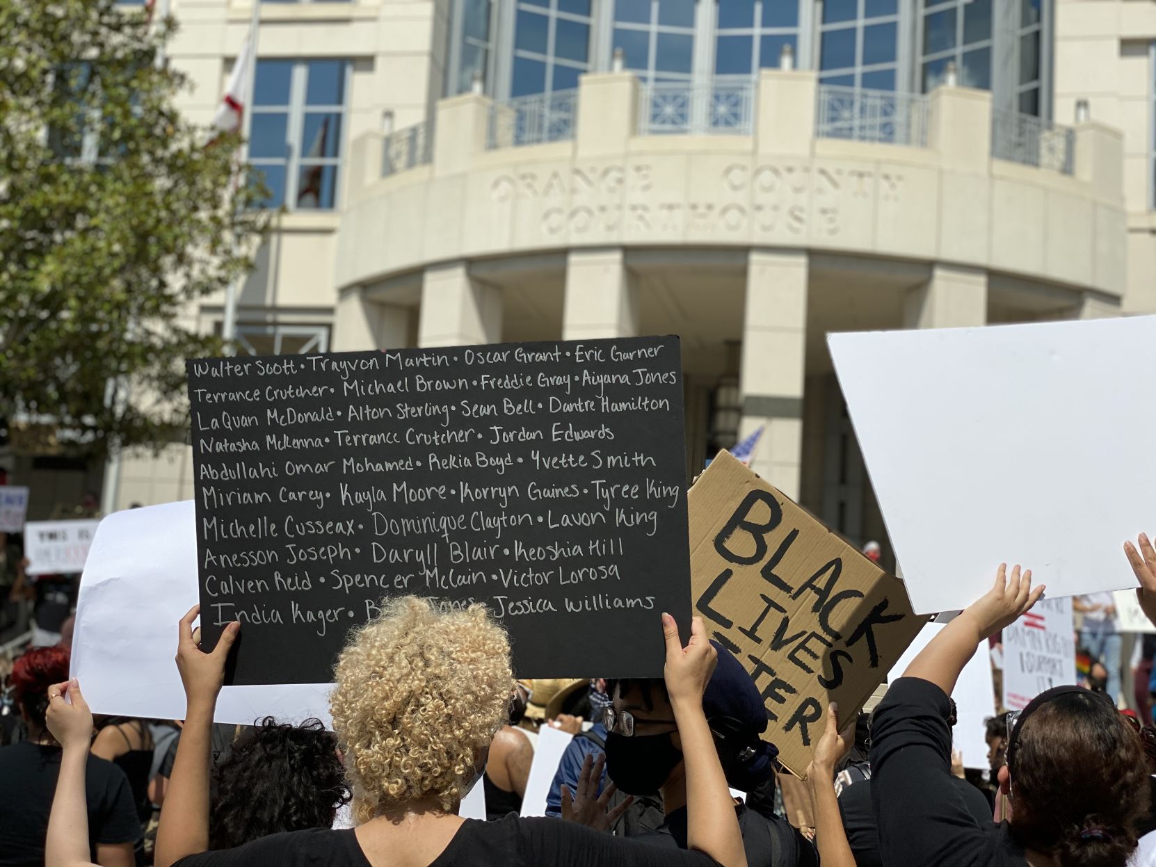 Protesters in Downtown Orlando demand justice for George Floyd